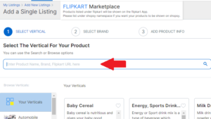 product listing search using product link