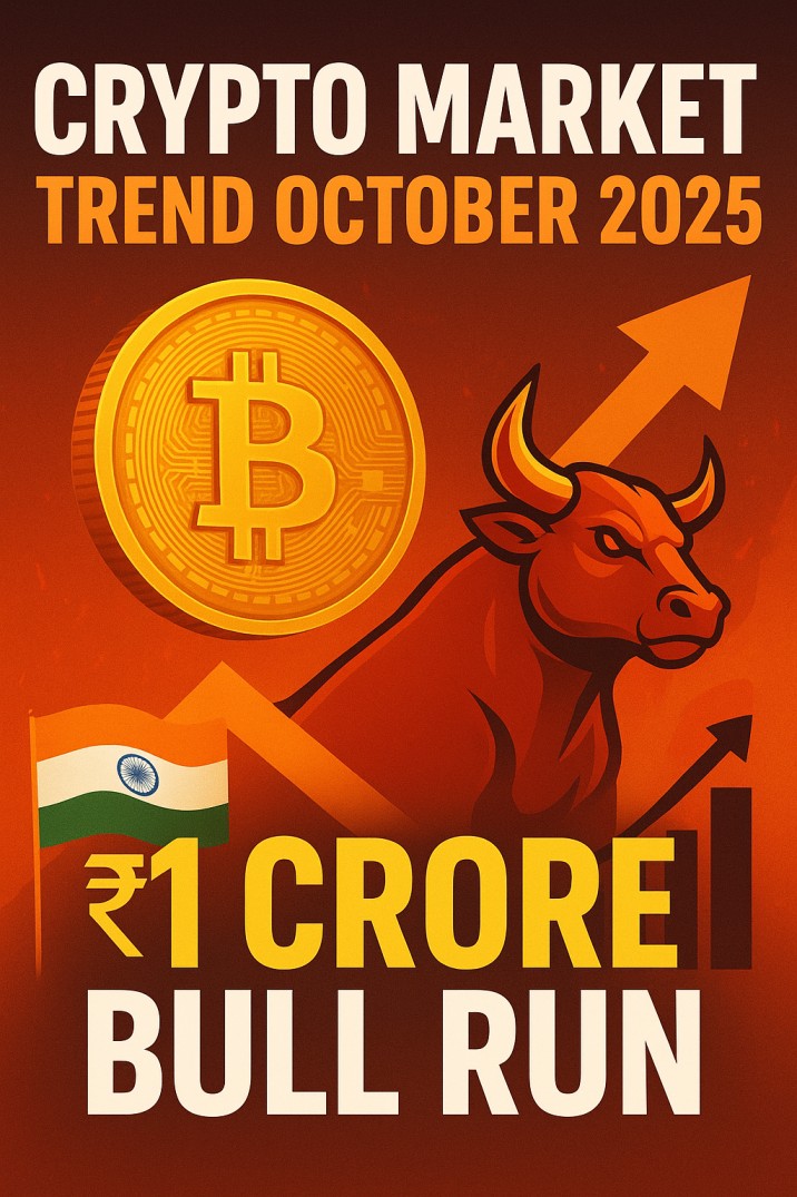 Crypto Market Trend October 2025 – Bitcoin ne maara 1 crore ka chhakka