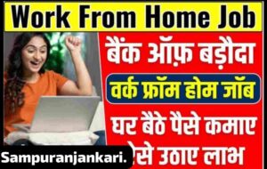 Bank Of Baroda Work From Home 2023: 