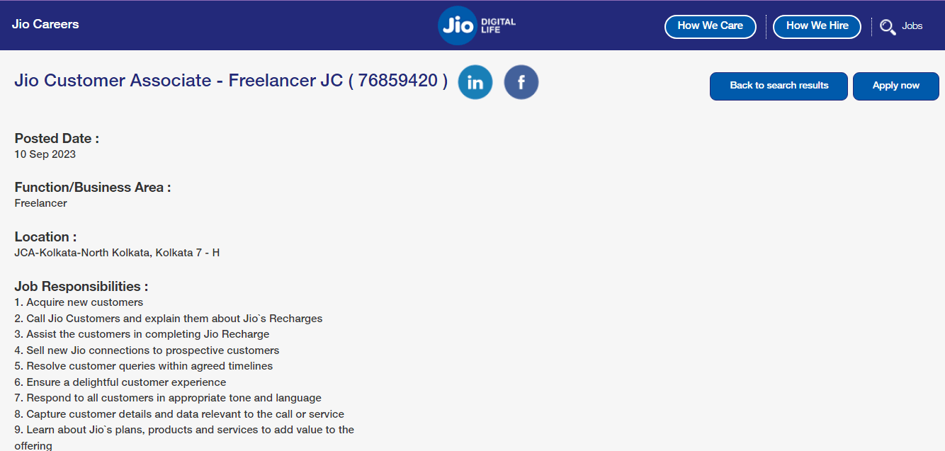 Jio Reliance Work From Home