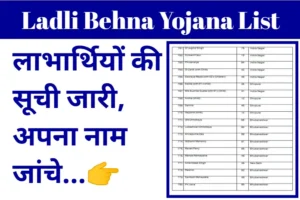 Ladli Brahmin Appalled Yojana 2023