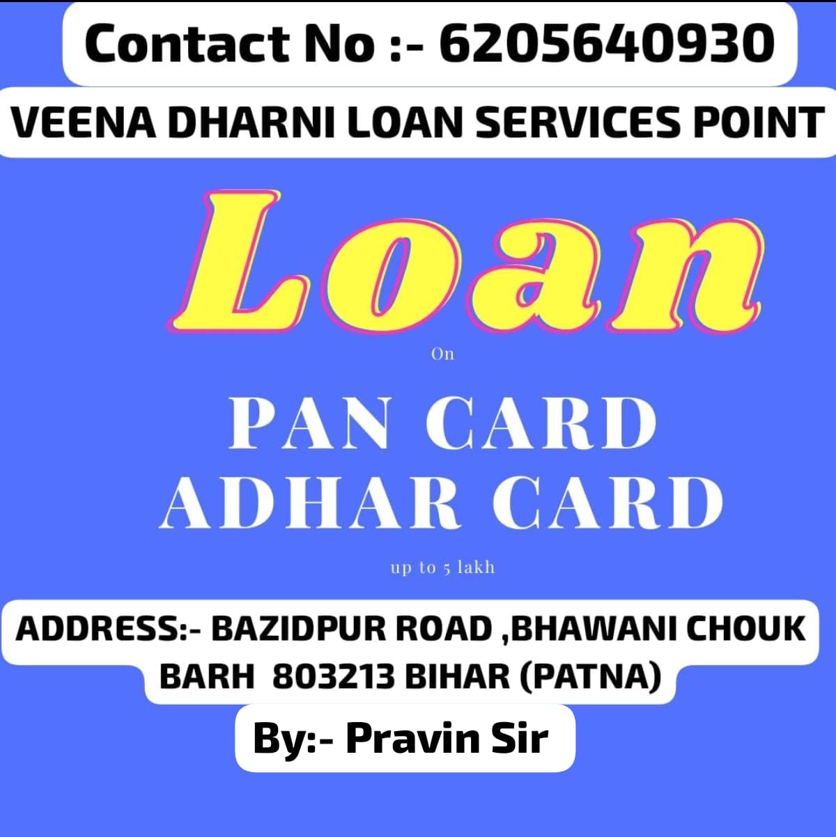 VEENA DHARNI LOAN SERVICES POINT