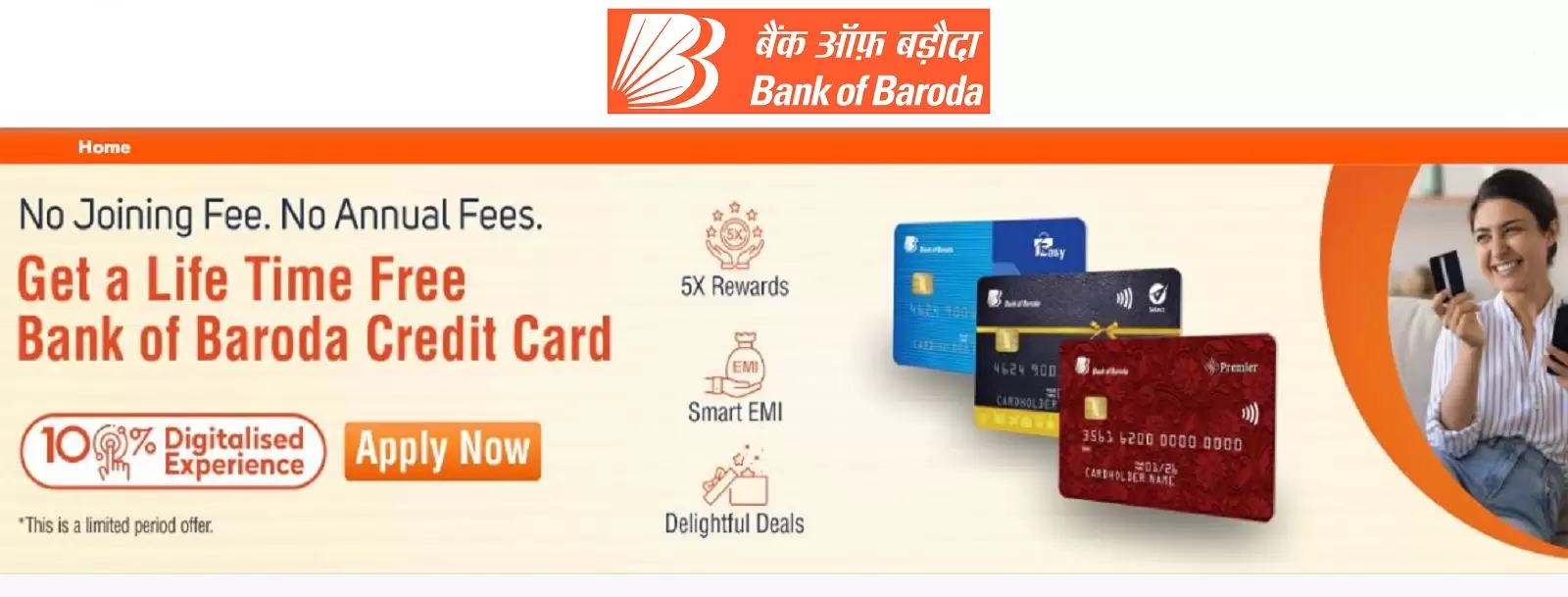 BOB Credit Card Benefits In Hindi