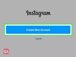 How to create new account in Instagram