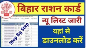 Bihar Ration Card Status Check 