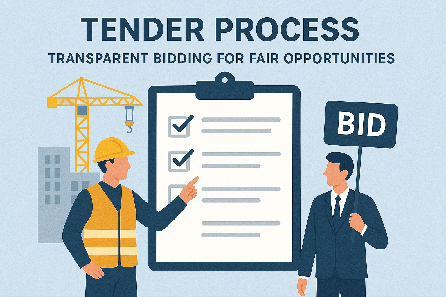 Tender Process: Transparent Bidding for Fair Opportunities