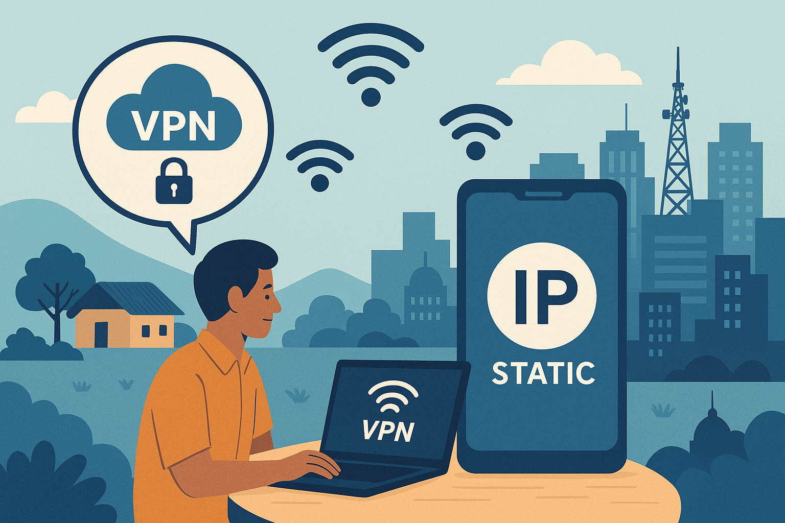 Static IP VPN for Aadhaar Work
